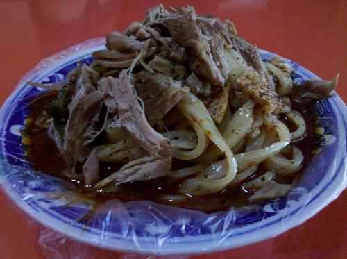 虢镇烧肉面皮做法与来历