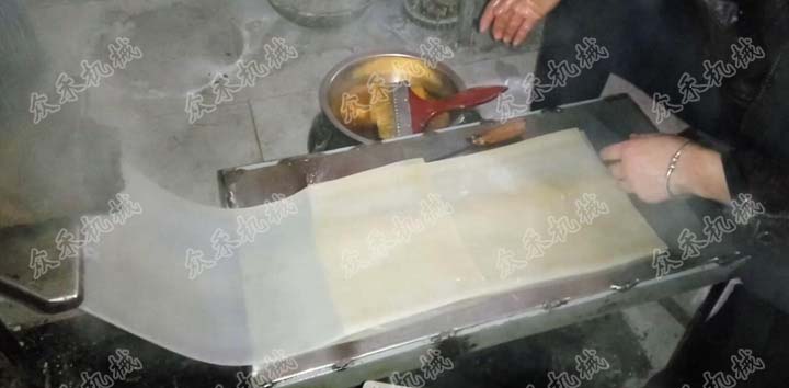 手工切擀面皮自制凉皮擀面皮面筋怎么做好吃