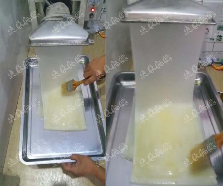 手工接擀面皮自制凉皮擀面皮面筋怎么做好吃